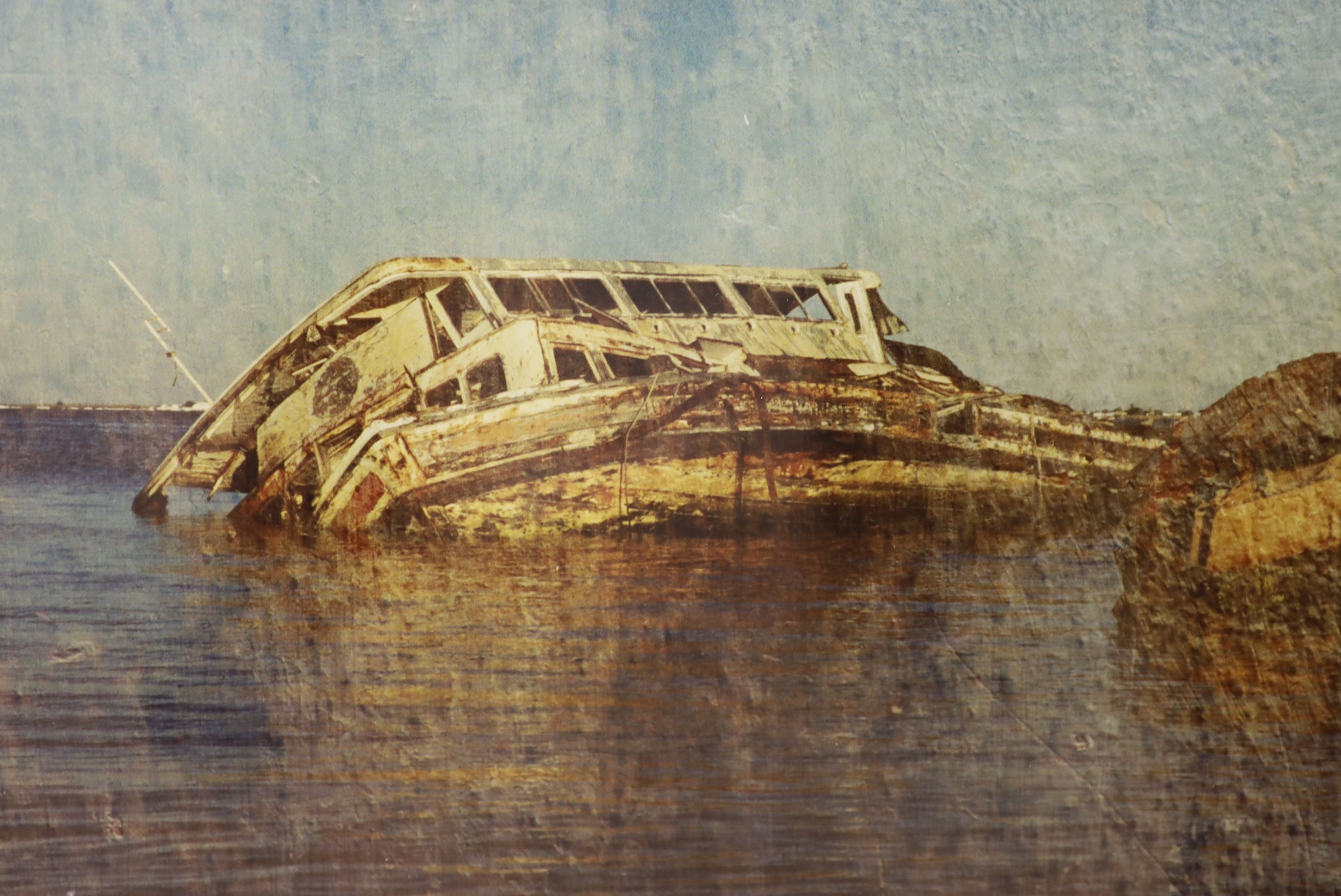 Seven assorted near contemporary colour photographs, largest 48 x 74cm